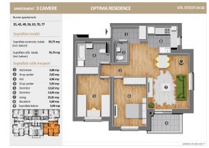 Optima Residence Apartament cu 3 Camere